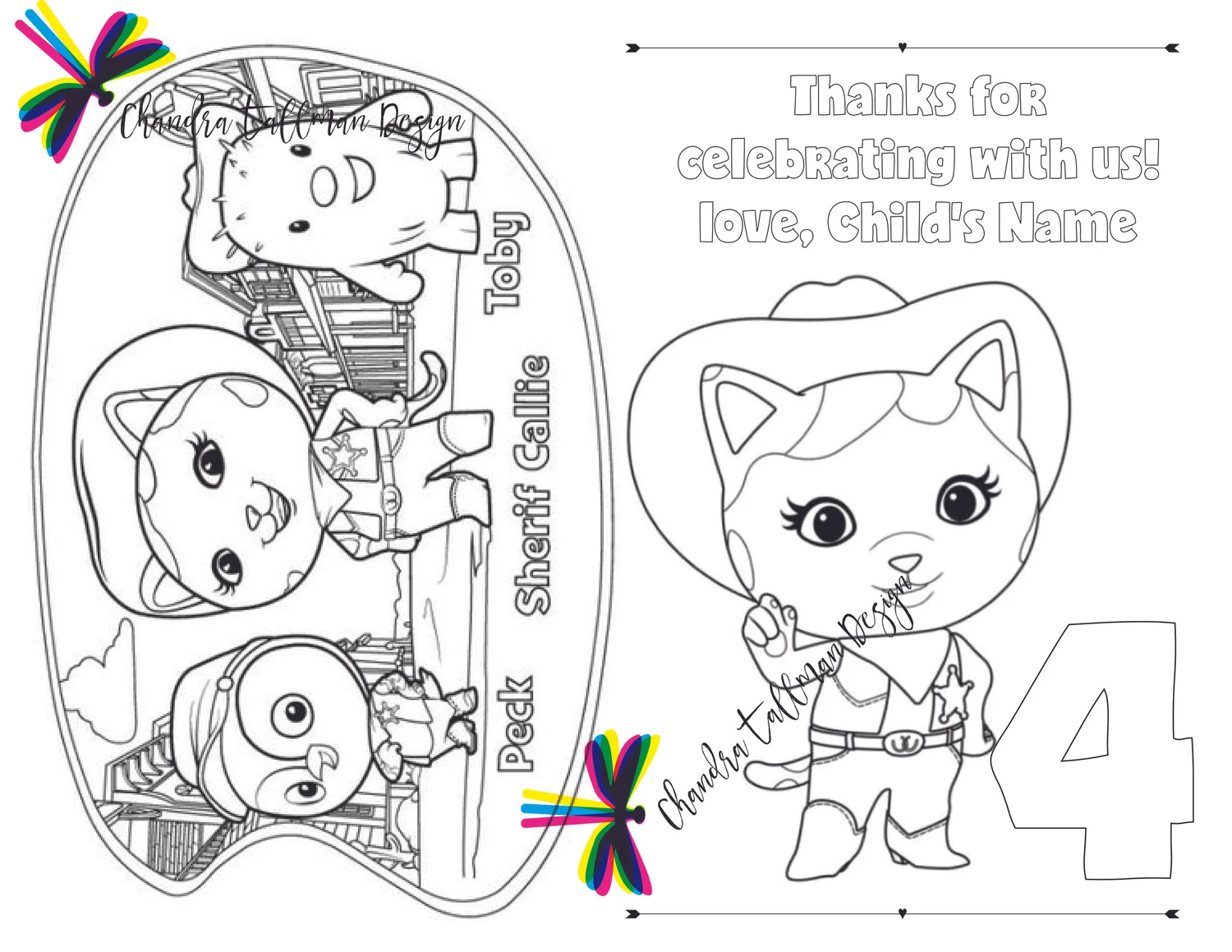 Sheriff Callie Coloring Printable — Chandra Tallman sheriff-callie-coloring-printable-chandra-tallman