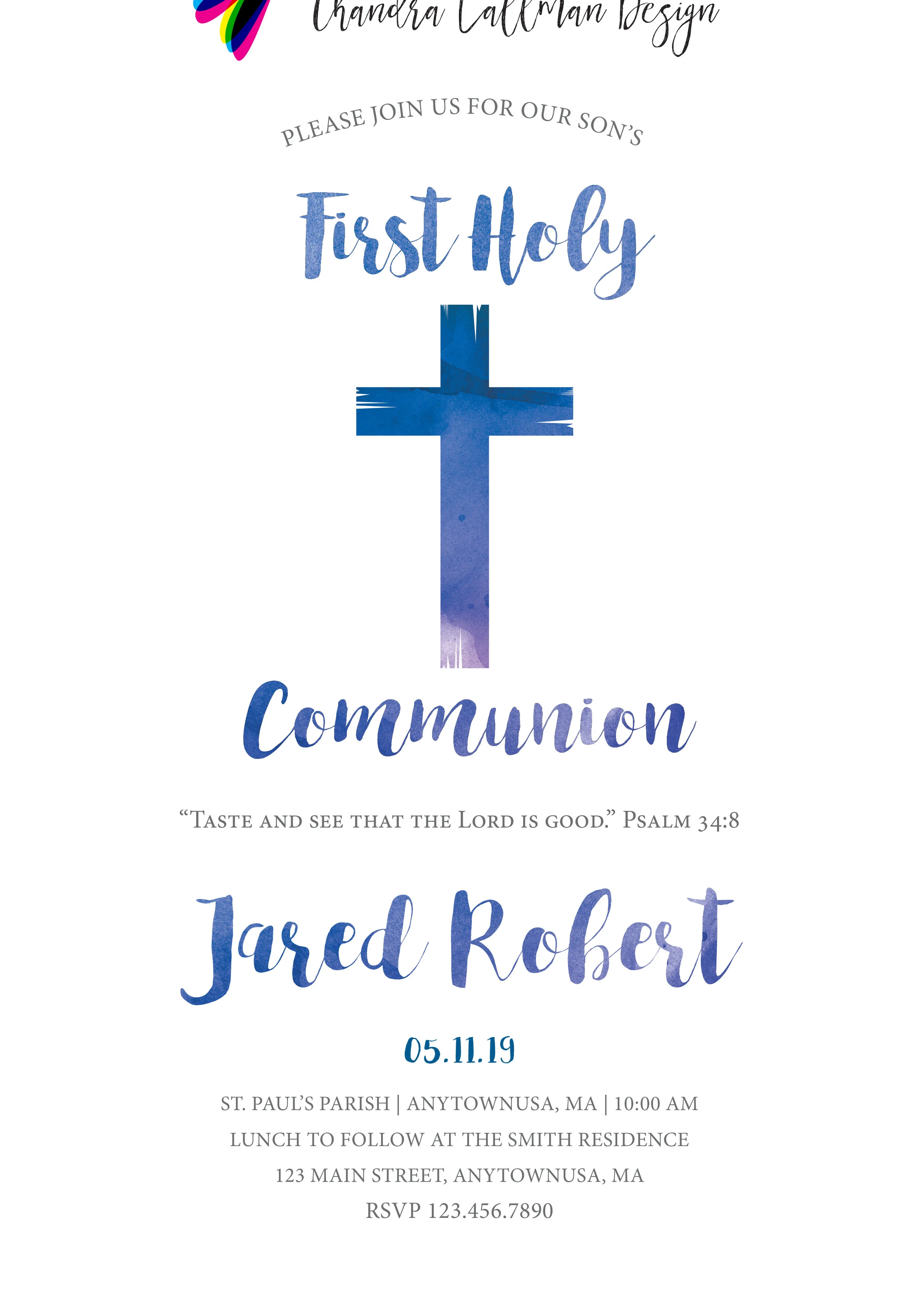 First Communion Invitation