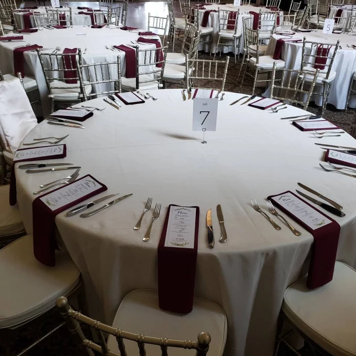 Menu Cards for Each Placesetting