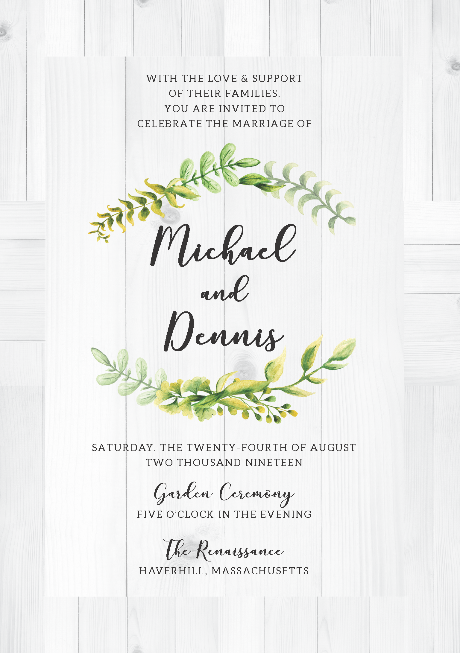 Wedding Package Design