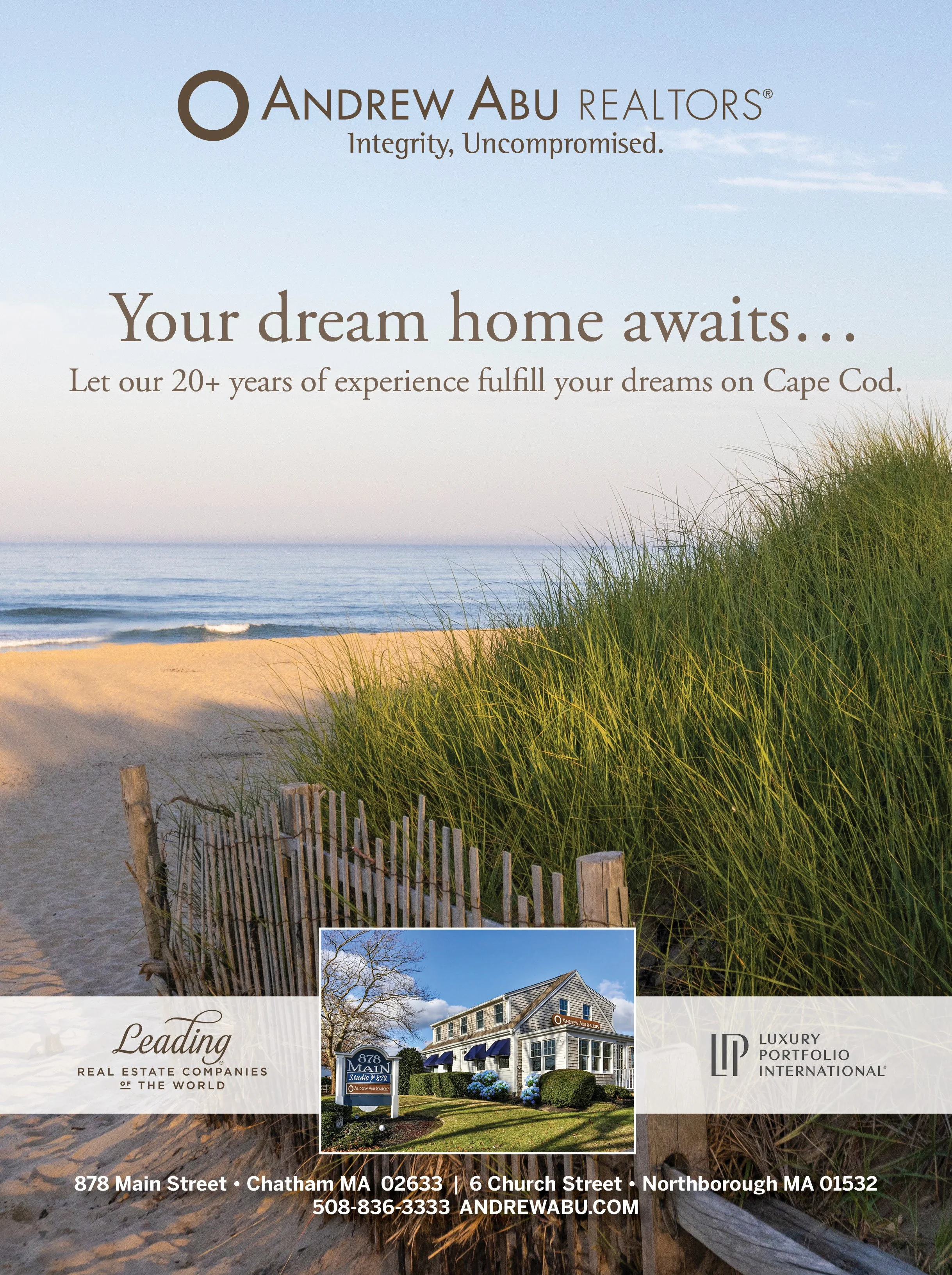 Andrew Abu Realtors Winter 2025 Ad for Chatham Living