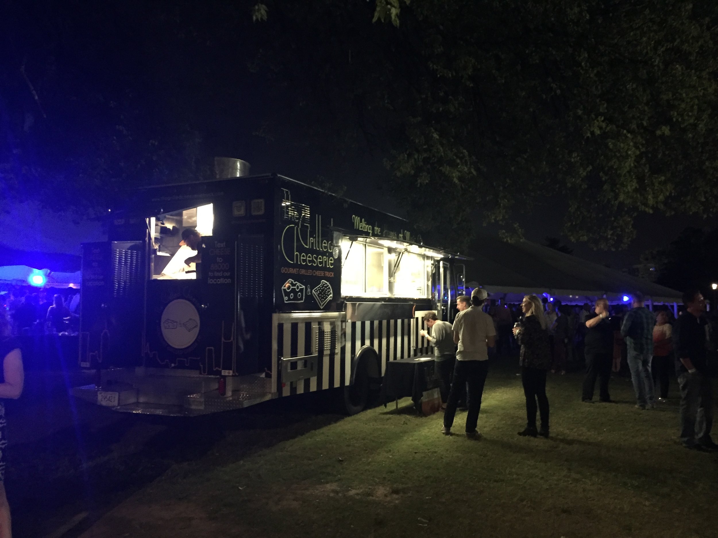 Serving at the BON Party