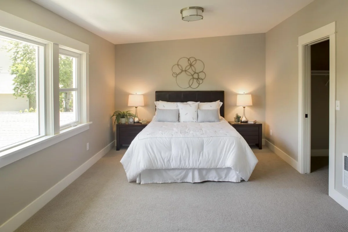 New Master Bedroom at new shed dormer