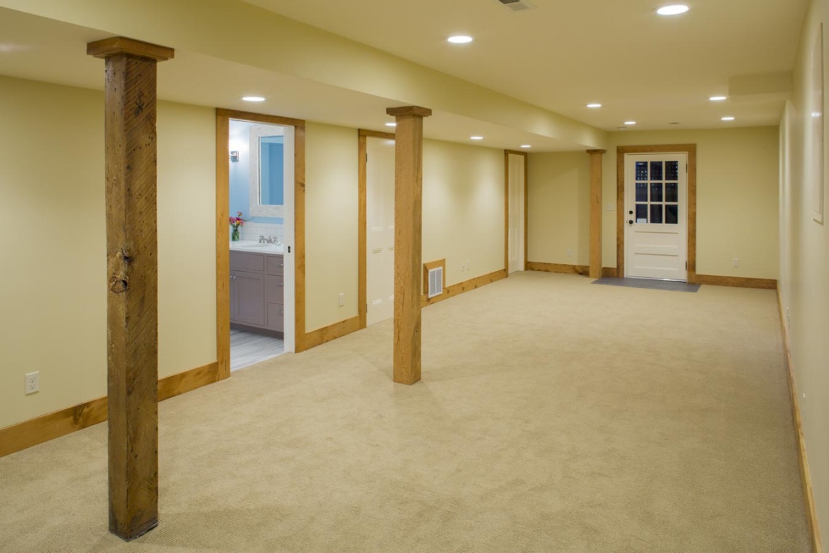 New finished basement