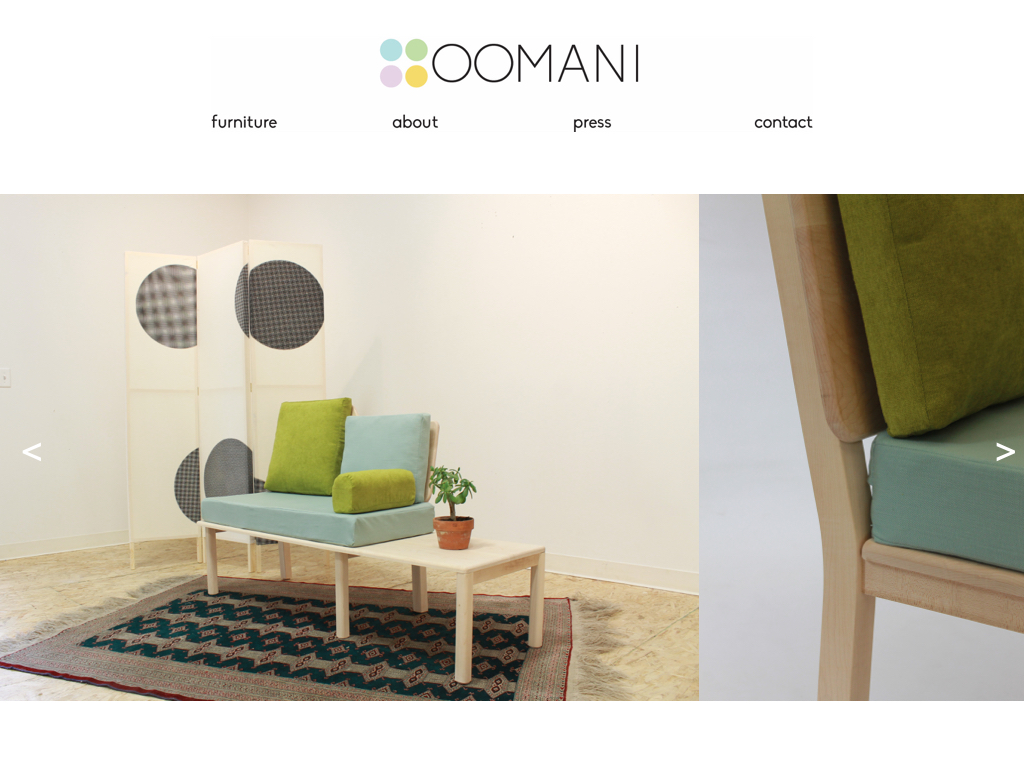 Lastly, this is an example of what the OOMANI website would look like.