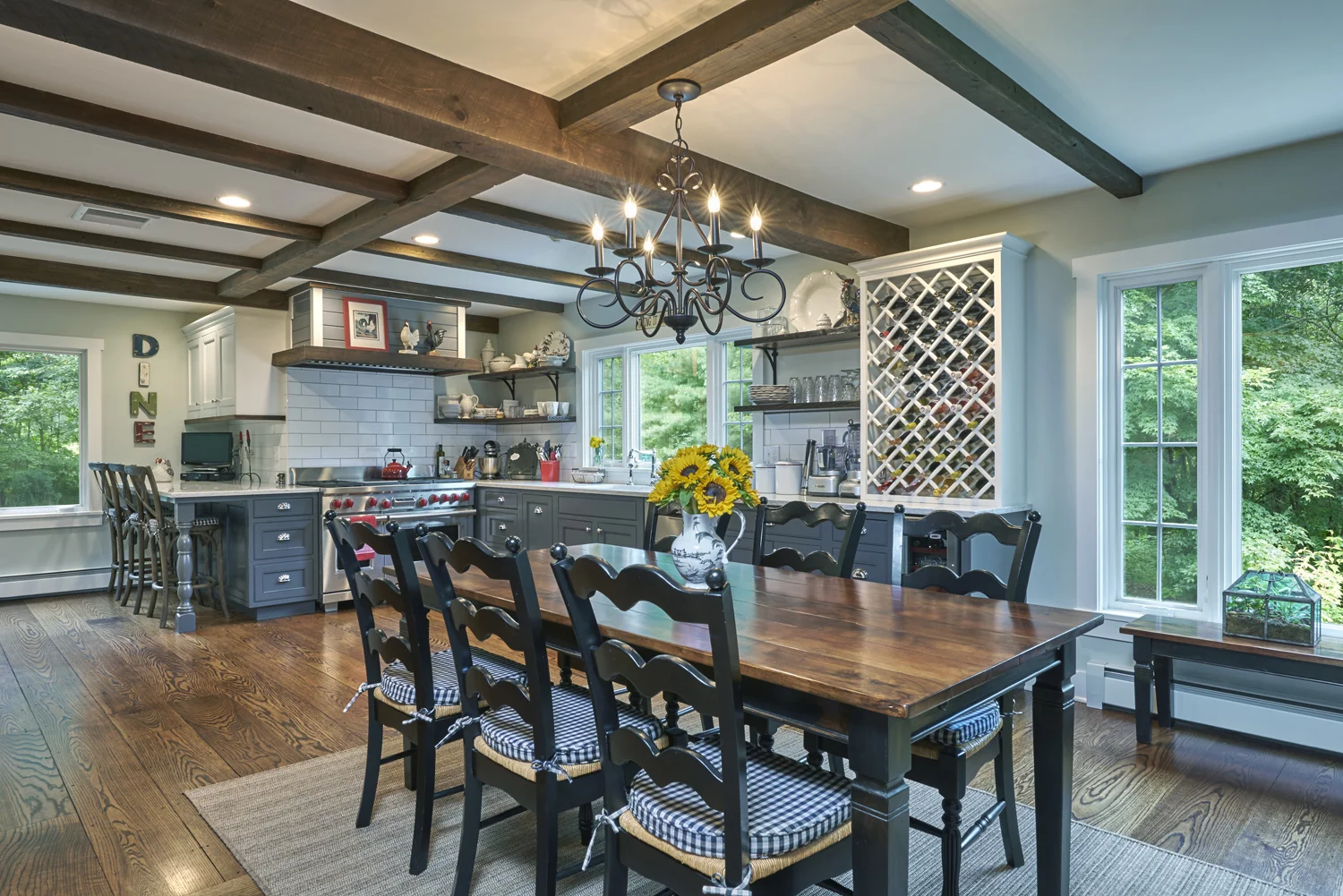 New Kitchen and Dining Room, Redding, CT