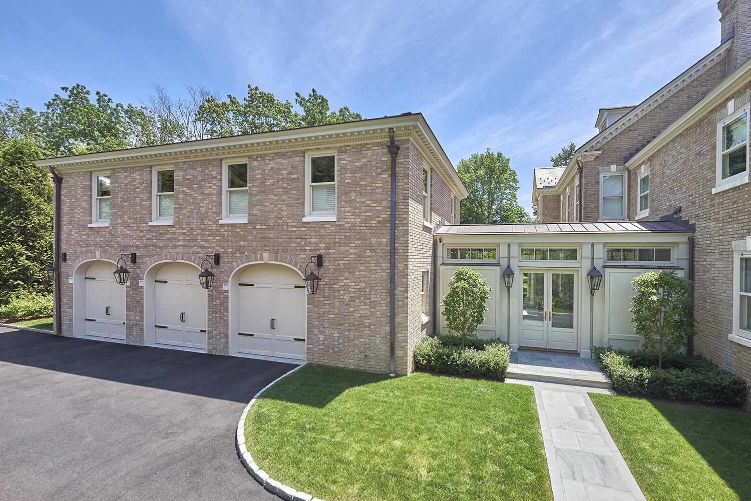 Prewar-Brick-Colonial-Renovation-Greenwich-CT-Three-Car-Garage-Exterior-W.jpg