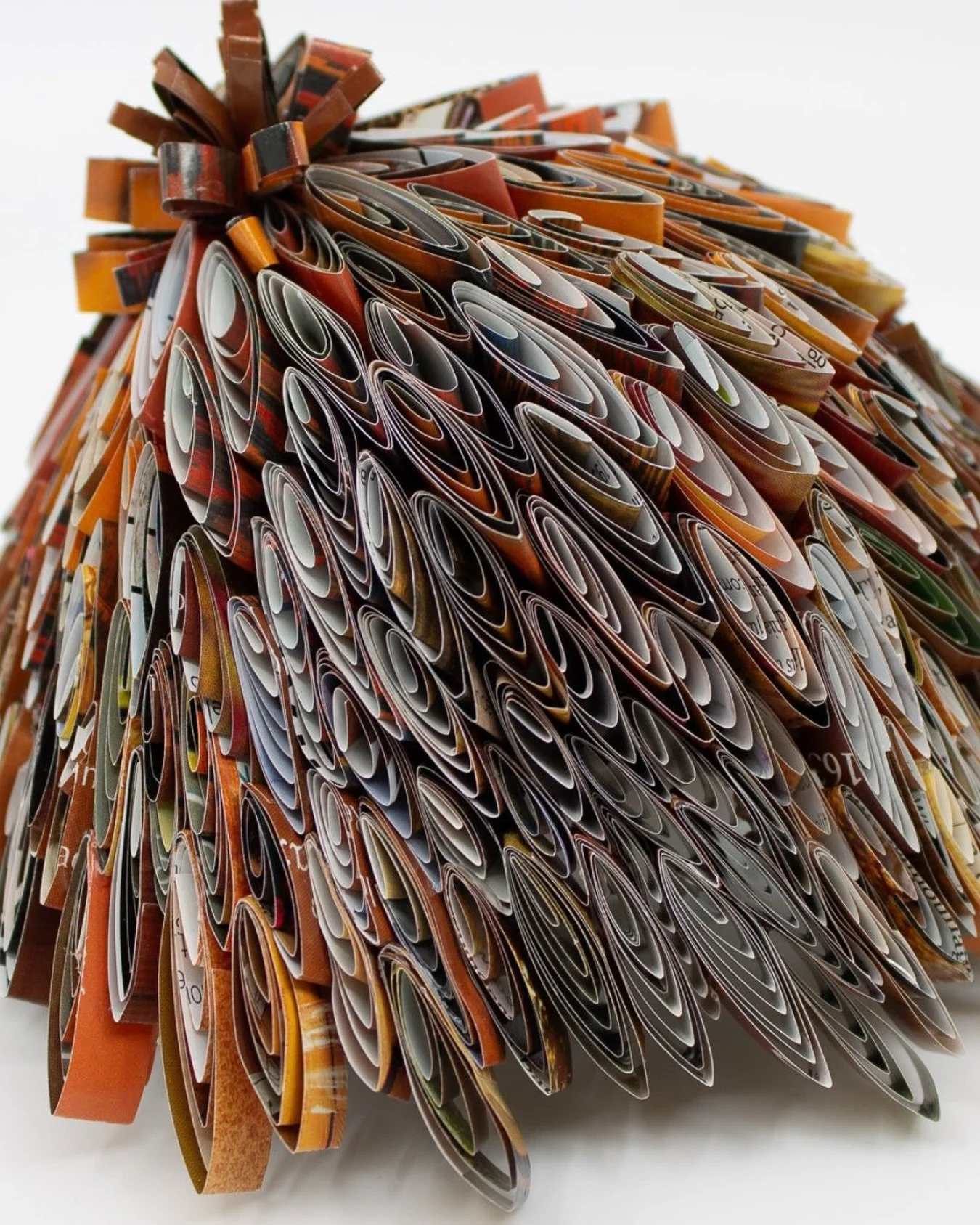 Top Knot, detail, freestanding #paperart #instudio