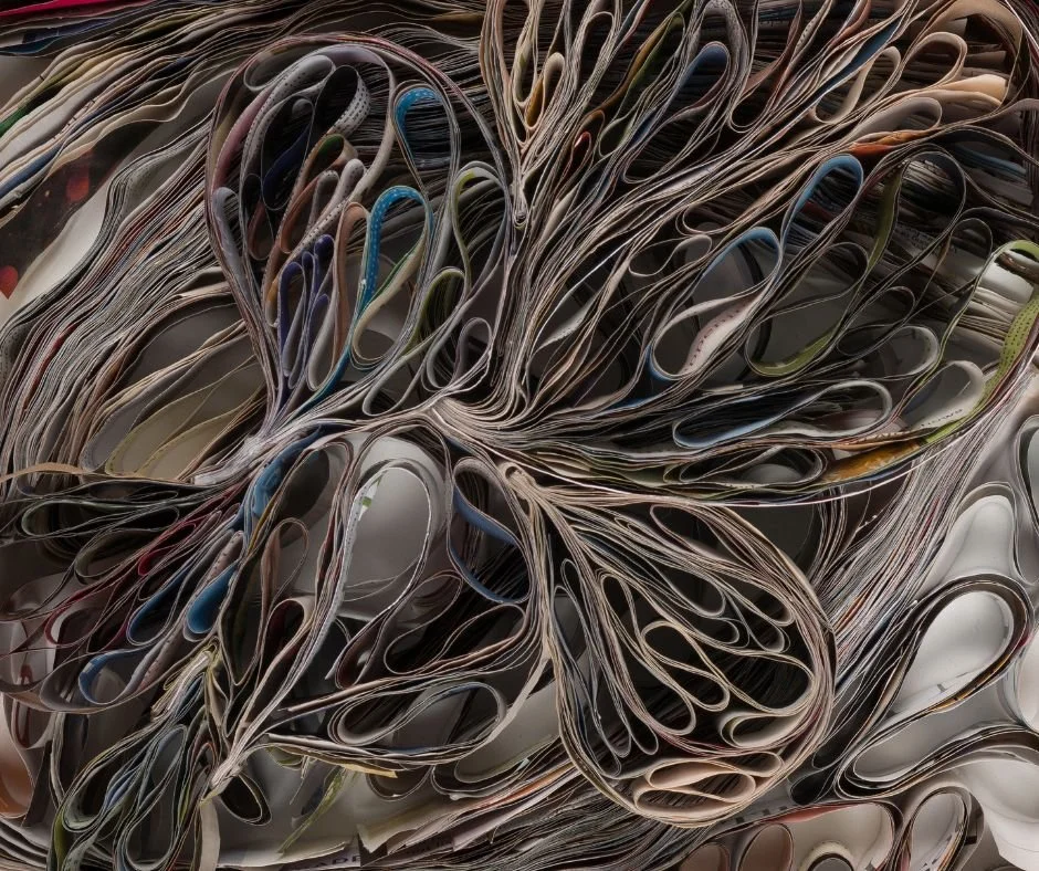 oceanic pods original paper art by marilyn mcrae