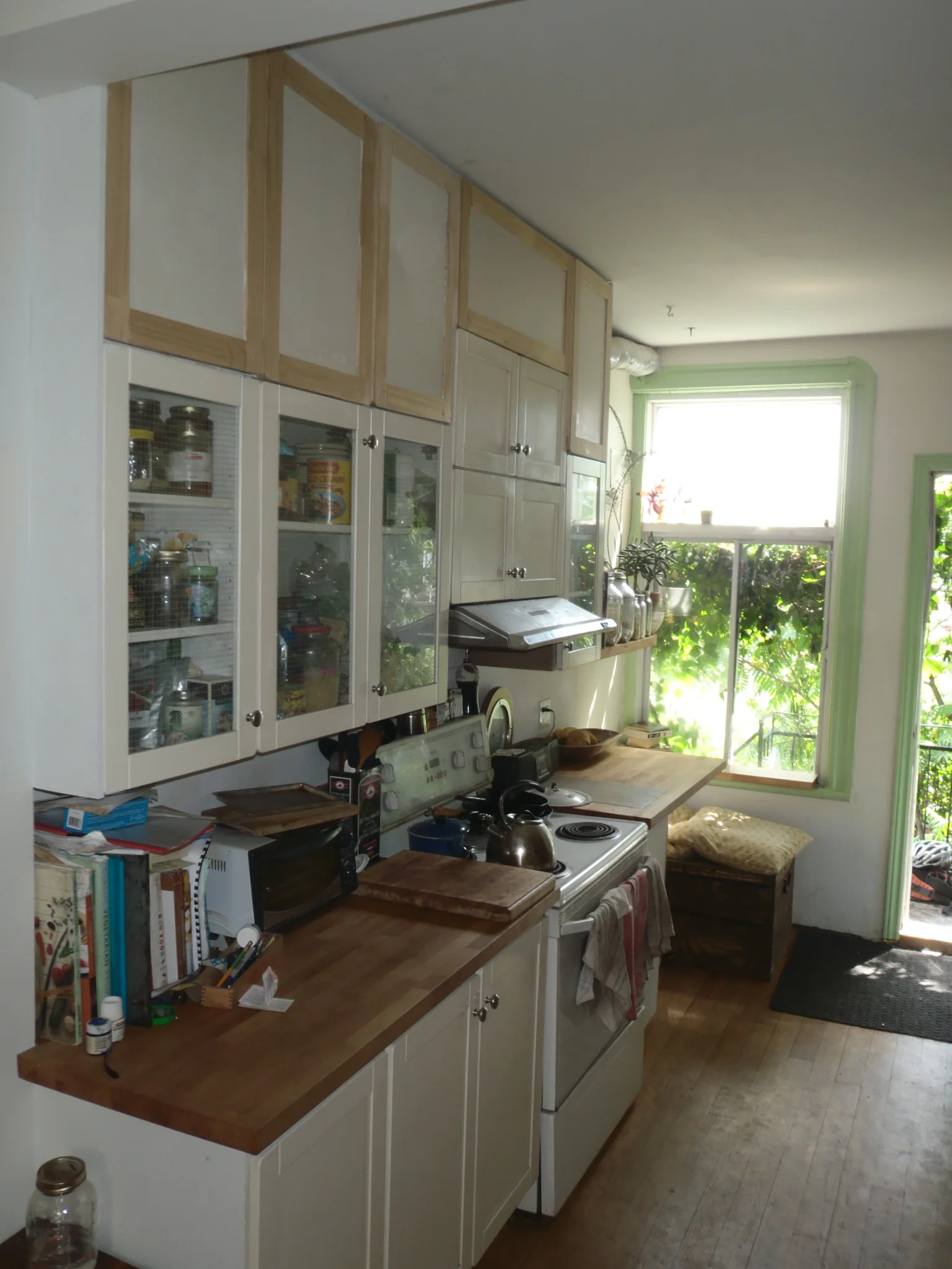 Cette cuisine etait fait le plupart avec materieax récupéré.