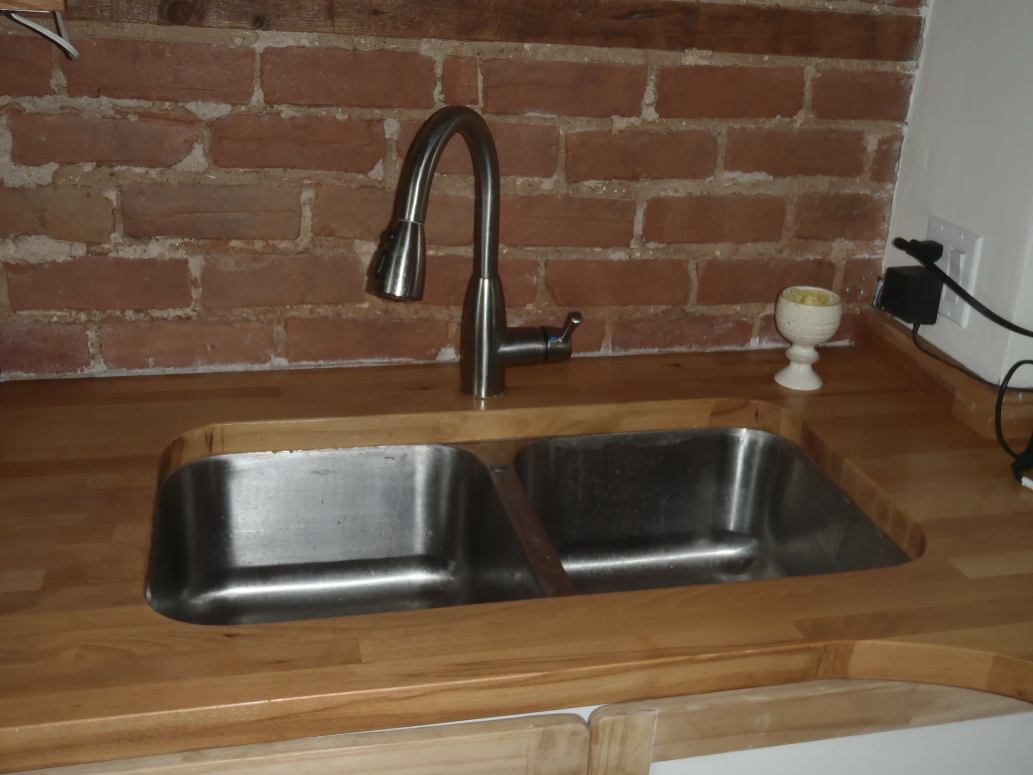 New faucet and countertop section