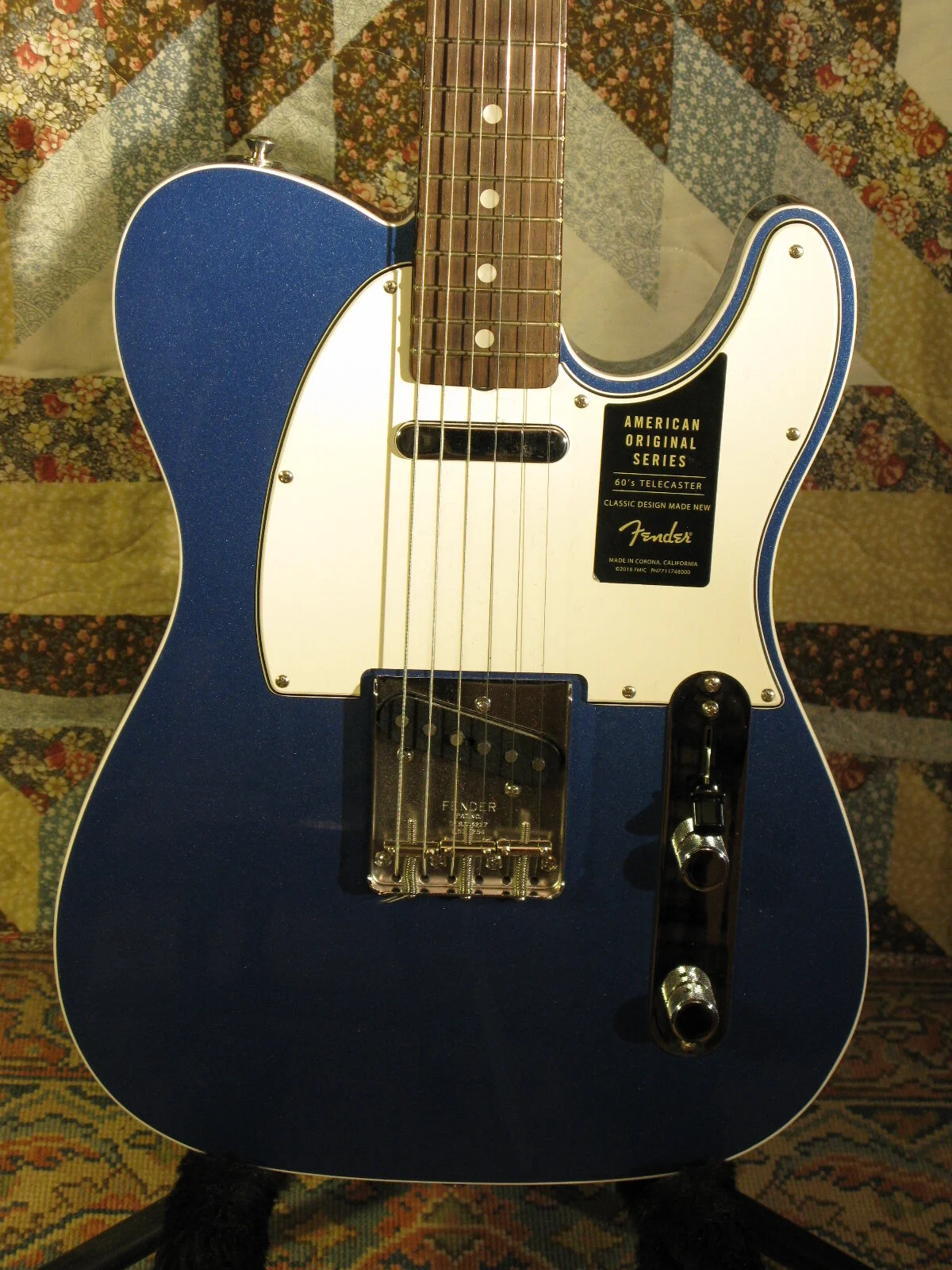 NEW/OLD Stock Fender American Original 60's Telecaster Lake Placid Blue —  Rainbow Music
