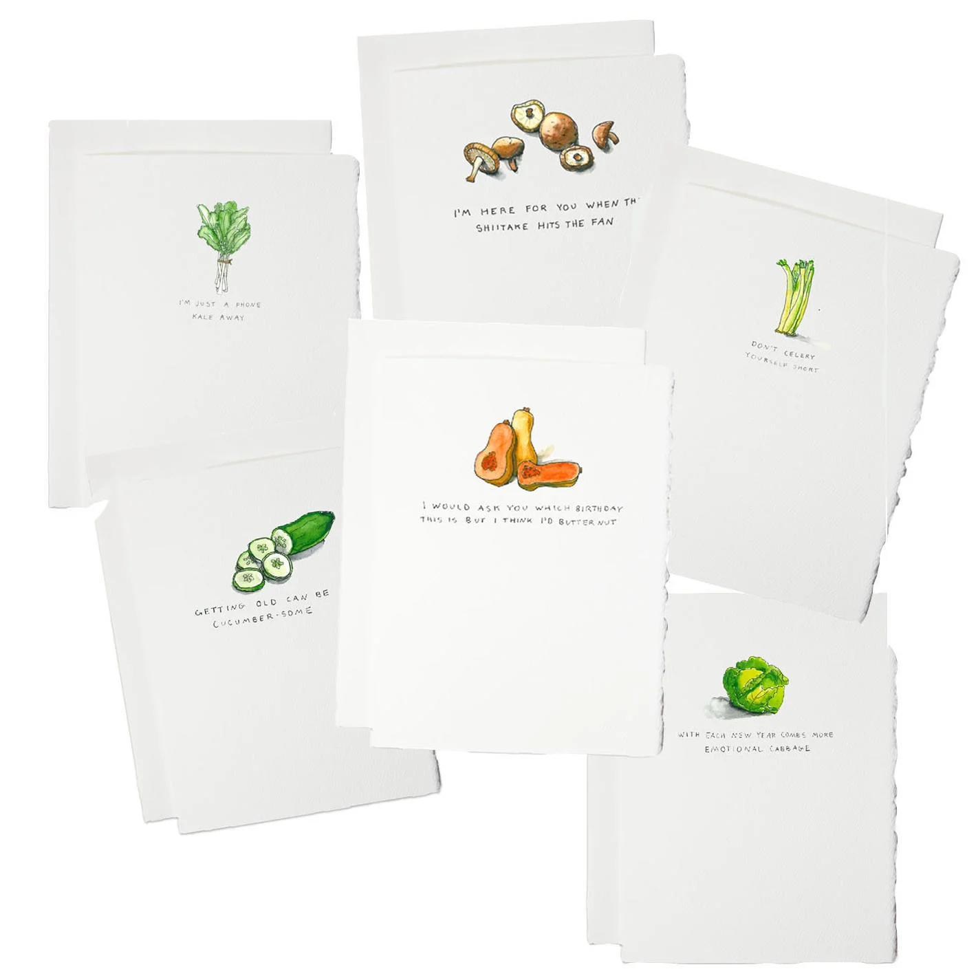 Vegetable Card Pack (10 Cards)