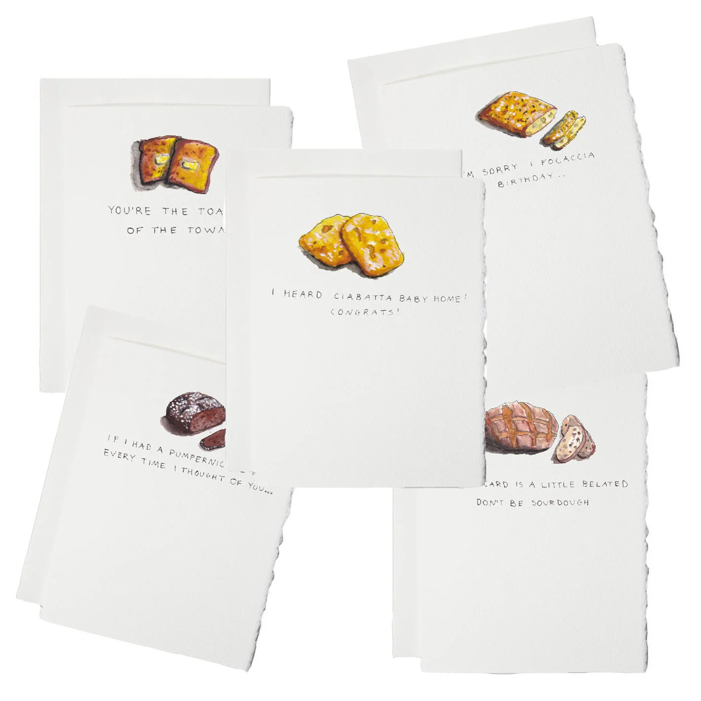 Bread Card Pack (10 Cards)