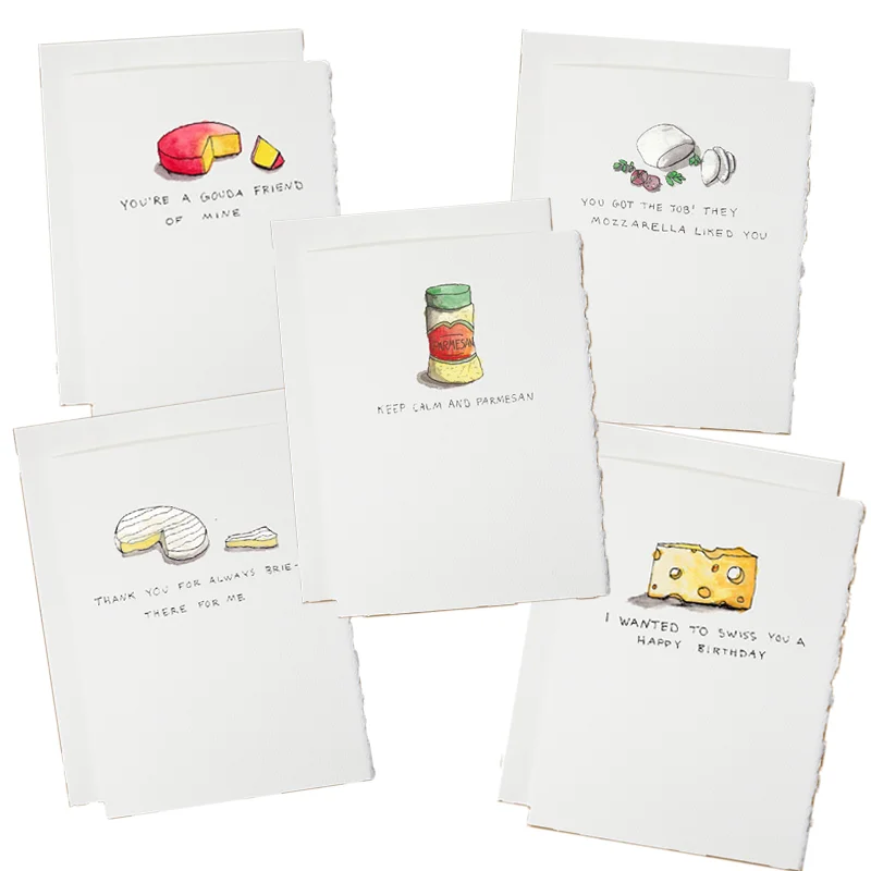 Cheese Card Pack (10 Cards)