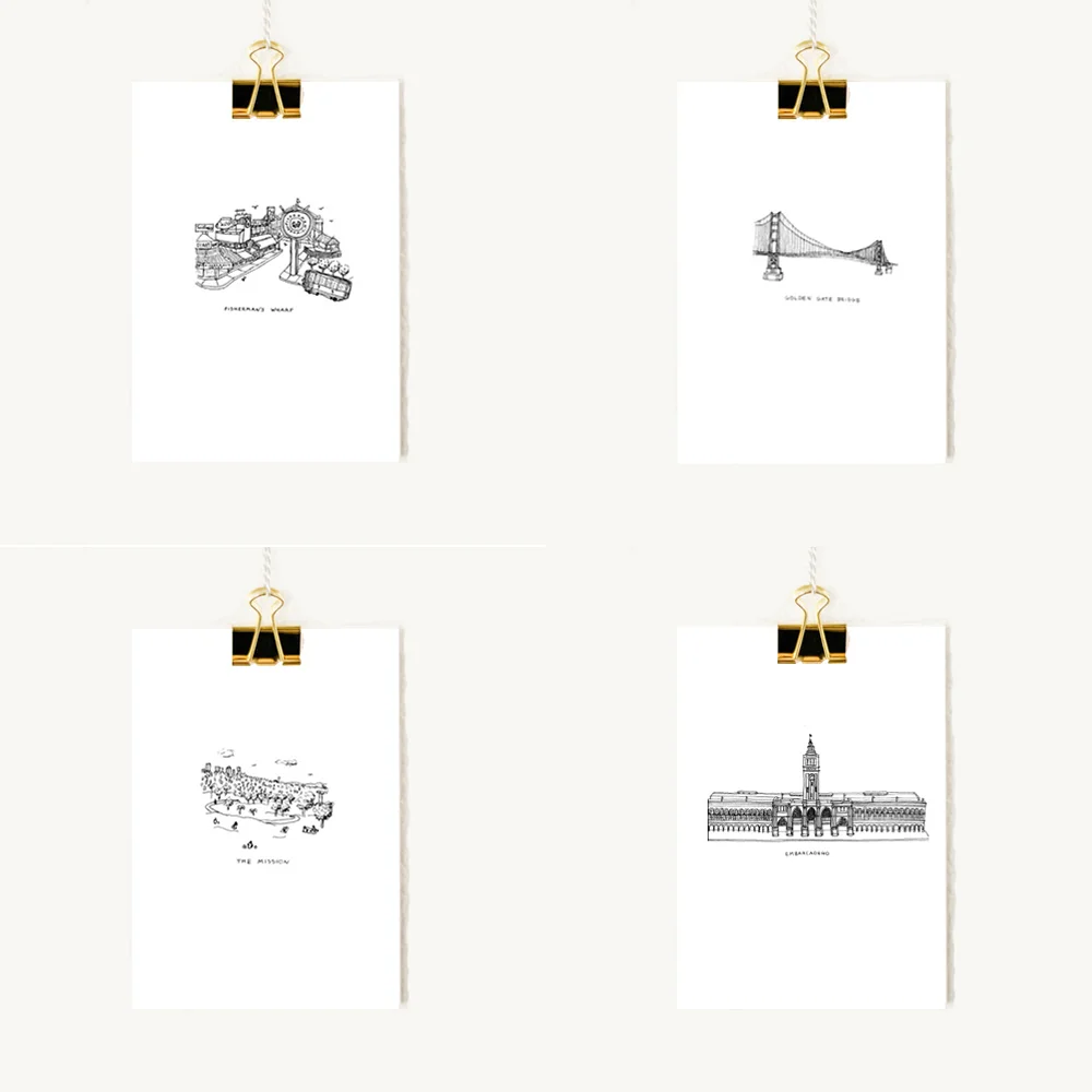 Set Of 4 Prints