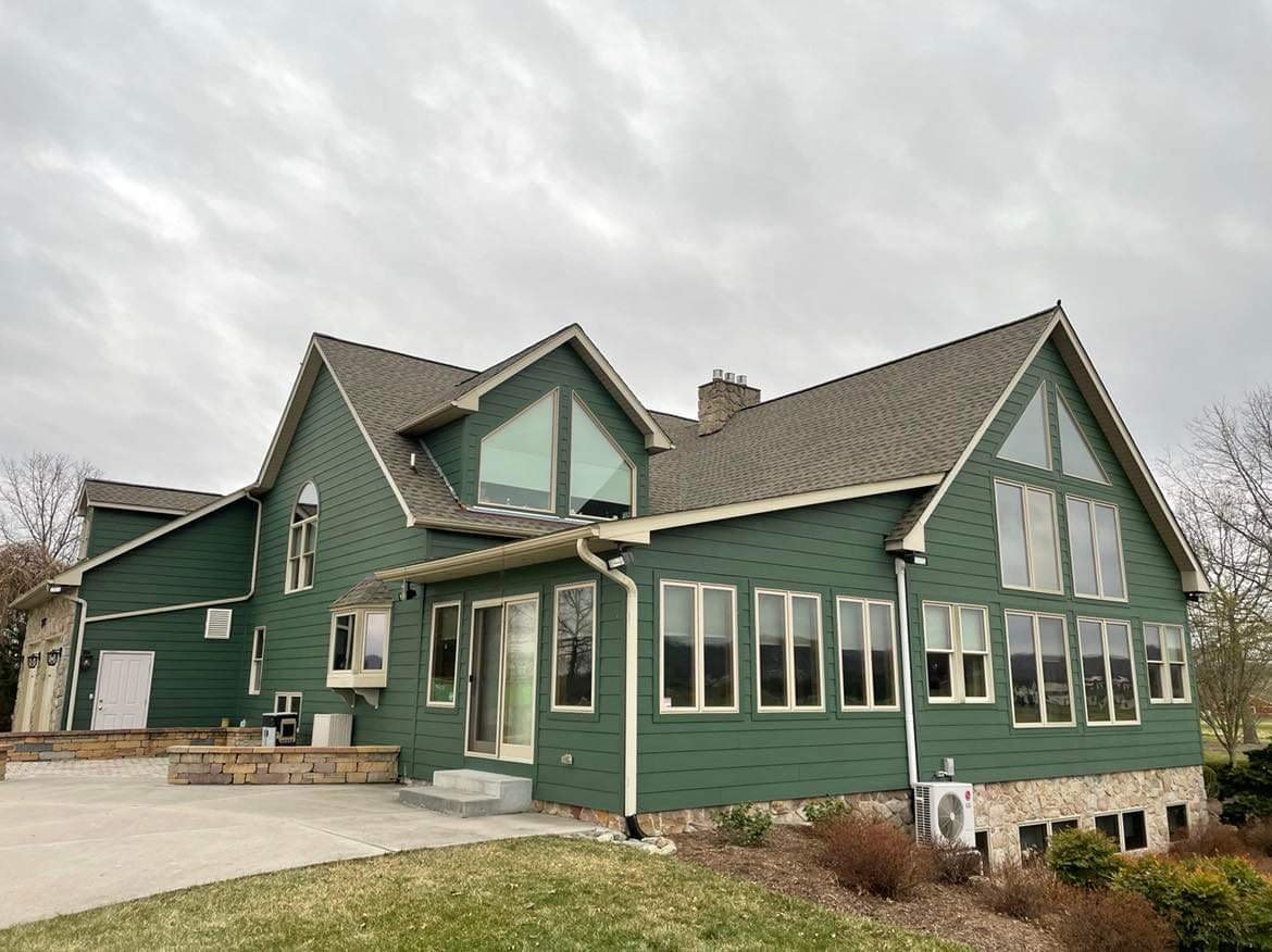 2-Story Lodge Style Home Gets Updated Look with New Roof