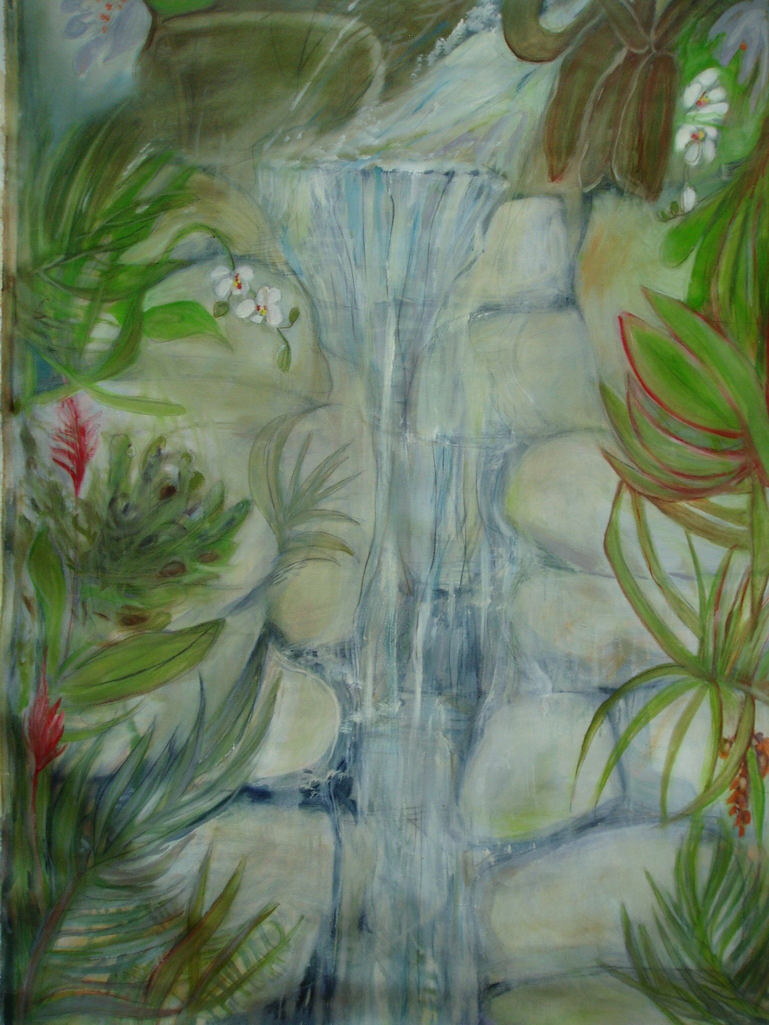 Lily Gaines_Oils_Waterfalls1.JPG