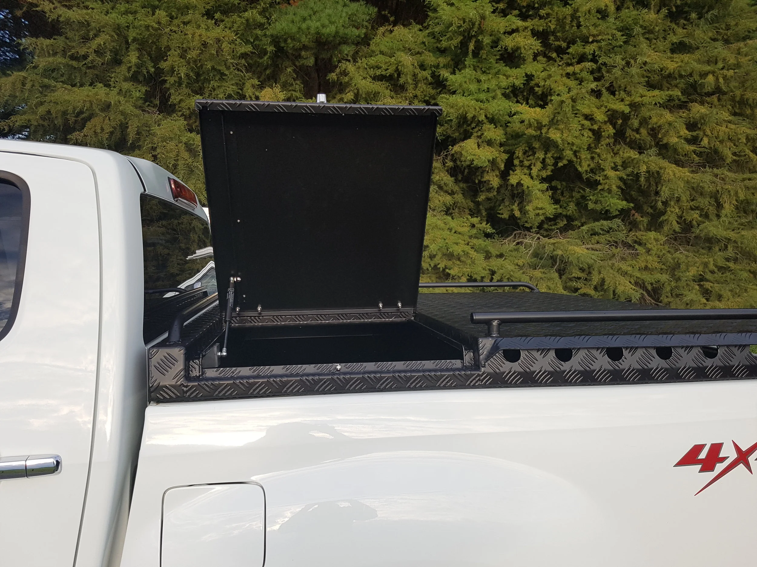 Custom Made Dog Box with Dry Storage