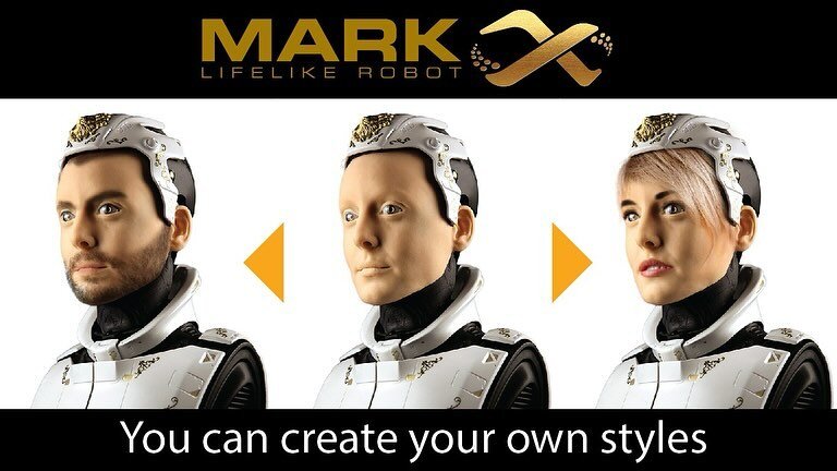 You create your own robot styles