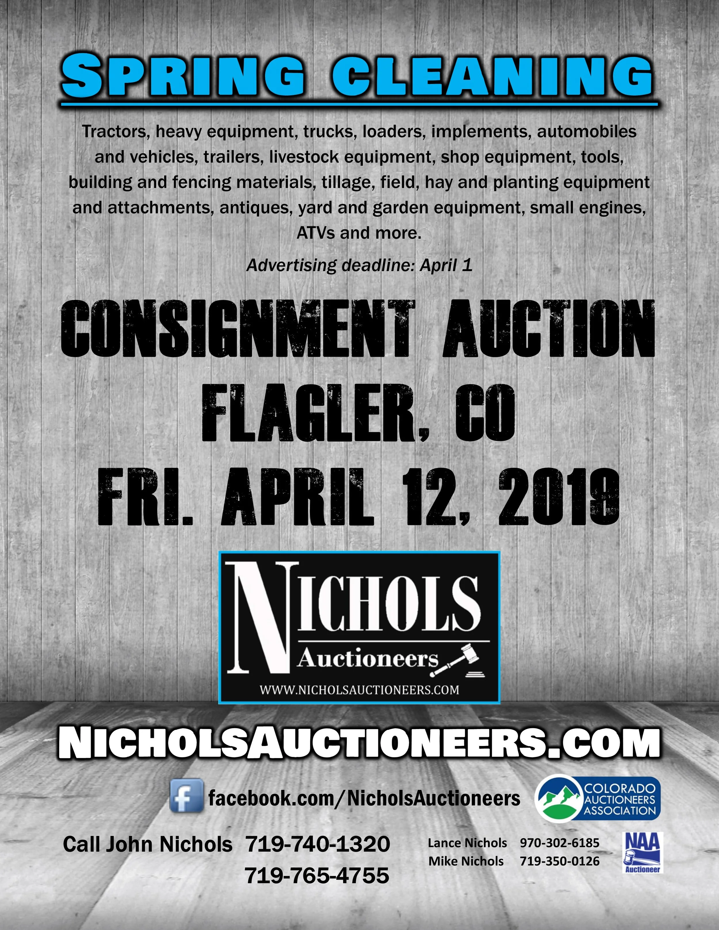Call for Consignments Flyer Spring 2019 Flagler.jpg