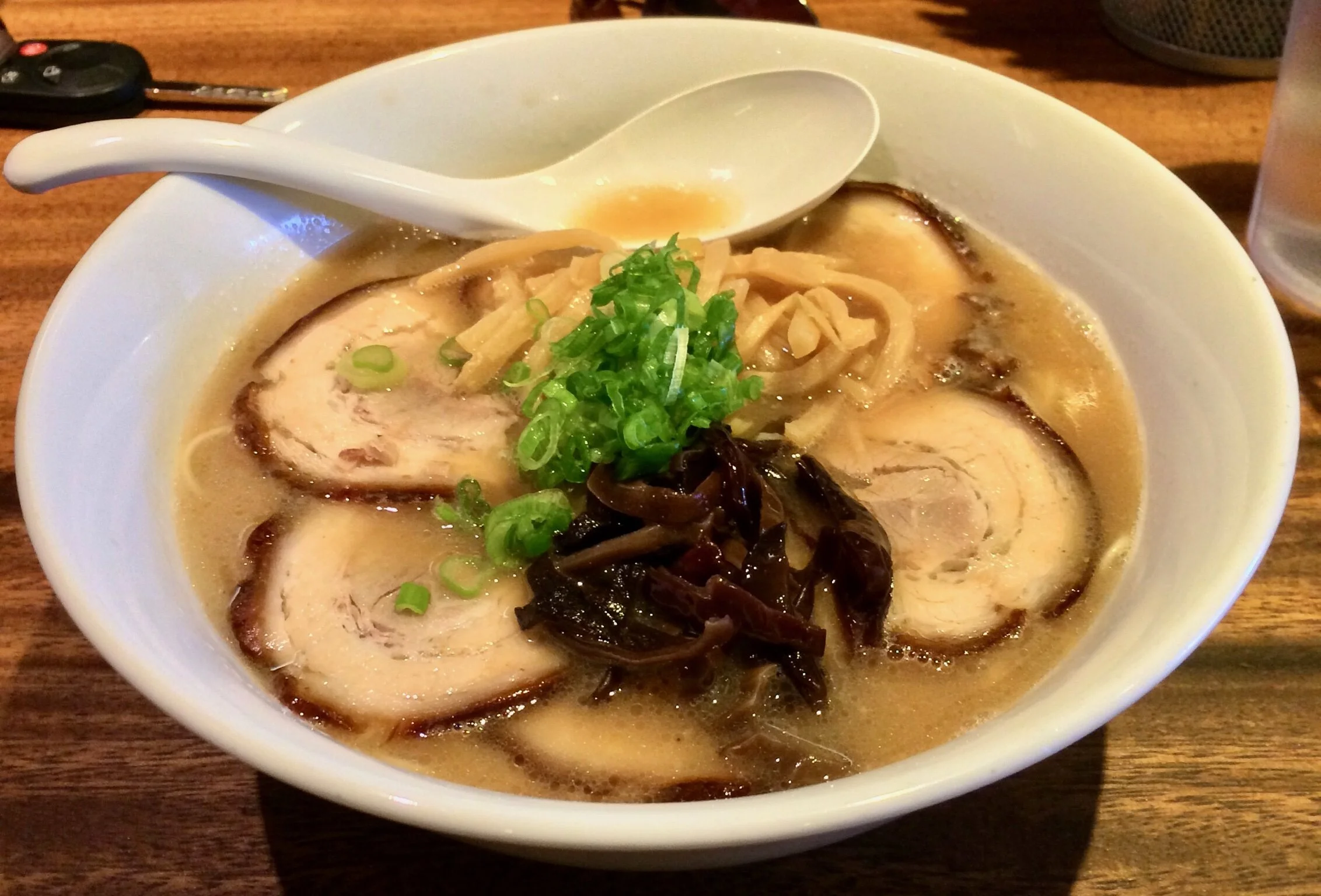  Pictured:  Tonkotsu Ramen 