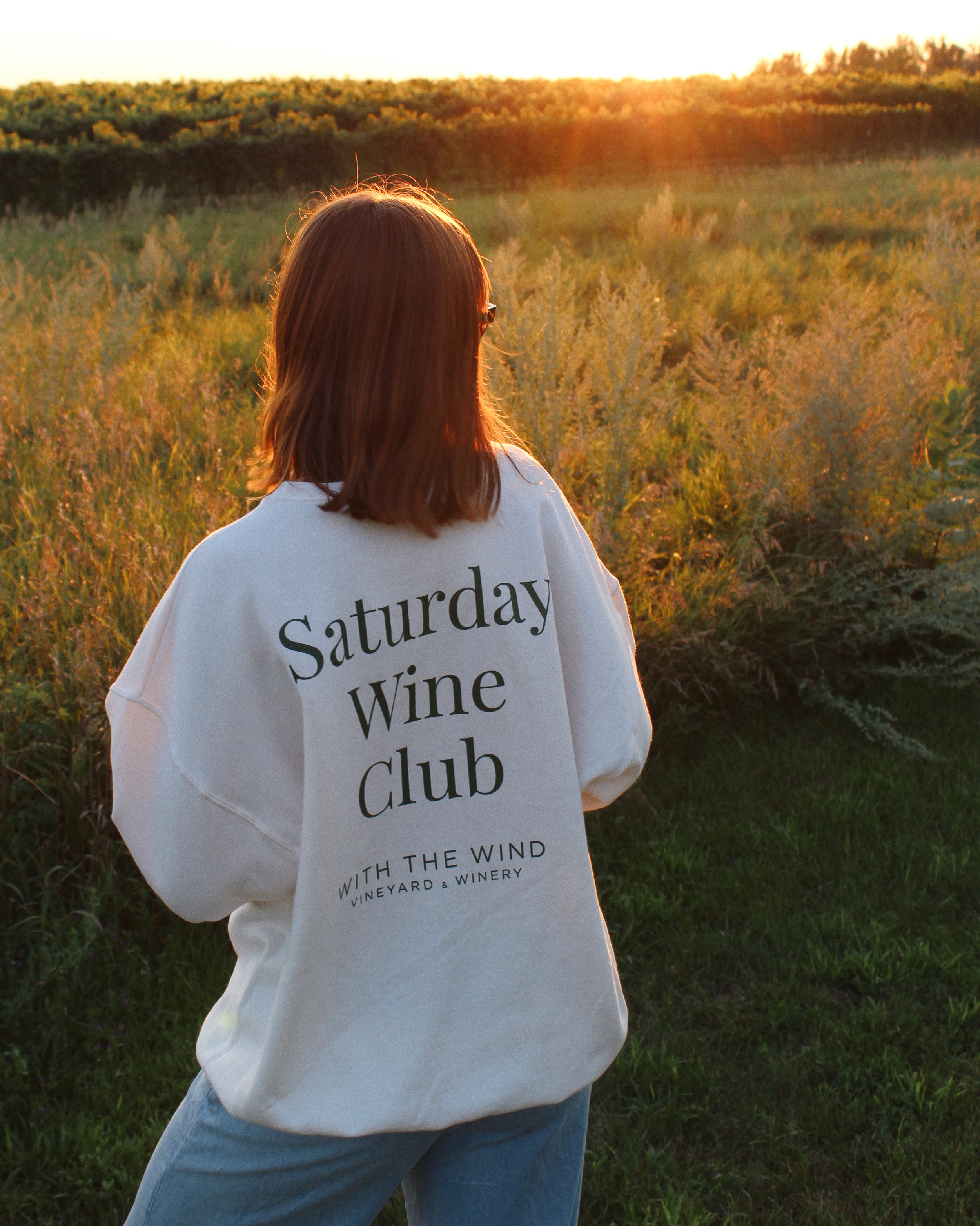 Saturday Wine Club Crewneck