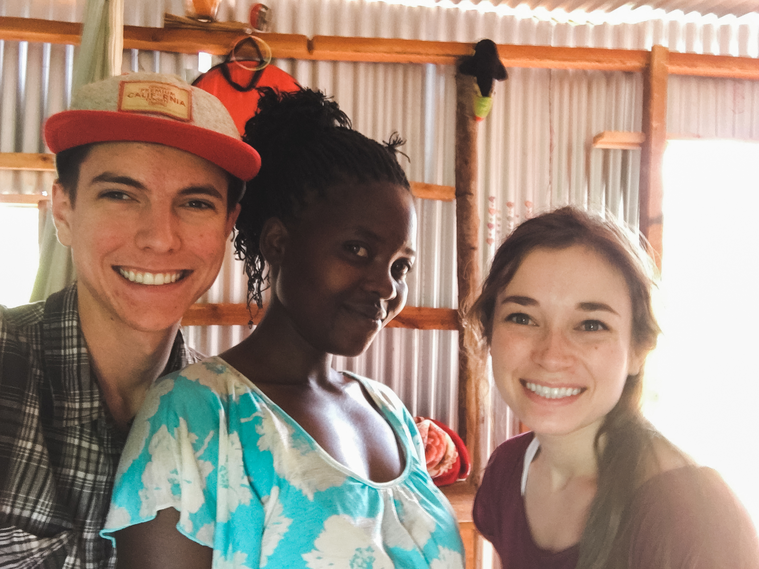  Rayna and I with Halima, the physical therapist at PKC. 