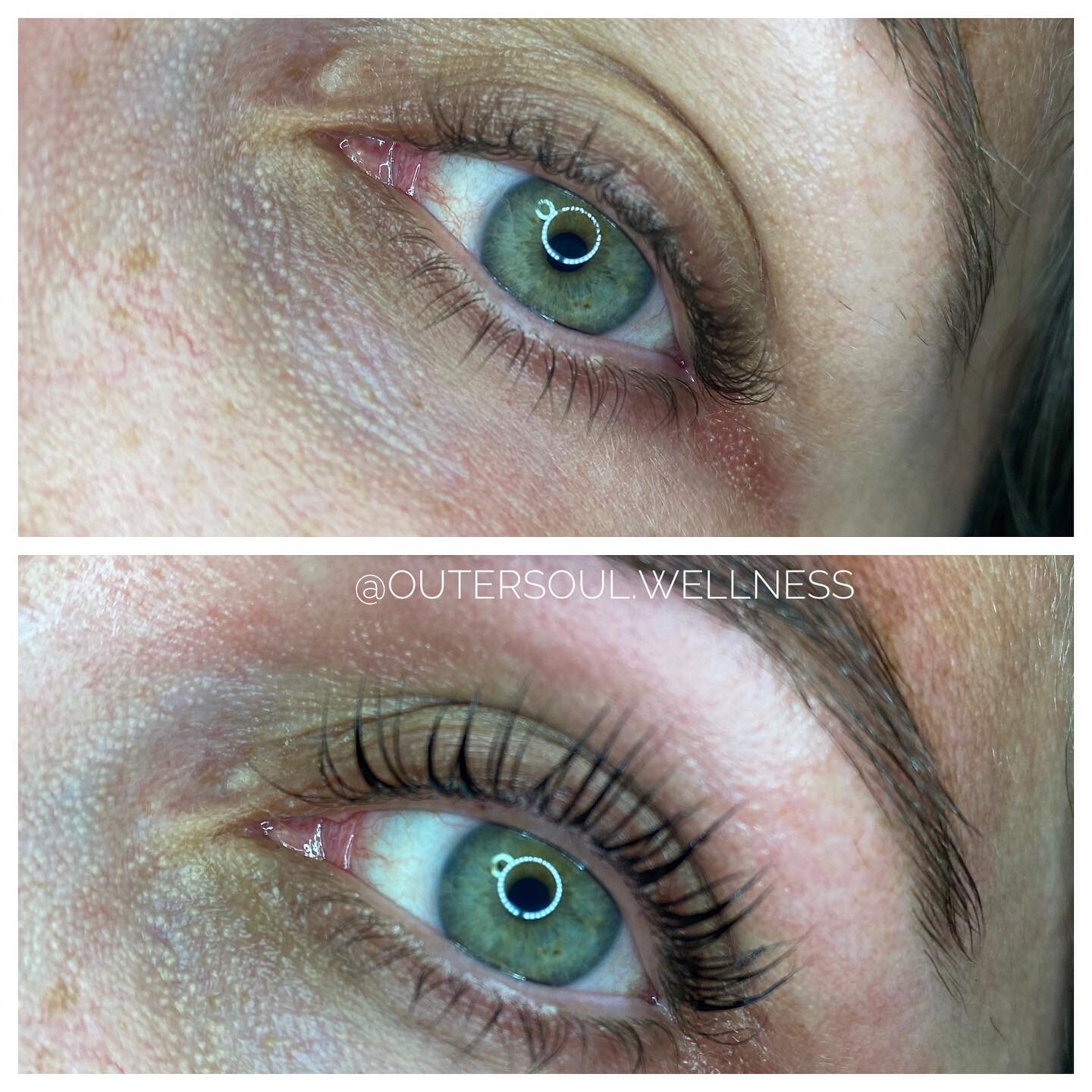 Before &amp; After Ellebana lash lift with tint! 

Schedule link in Bio☝🏼
#lashlift #naturallashes #lash #ellebana #beautifuleyes #beauty #skincare