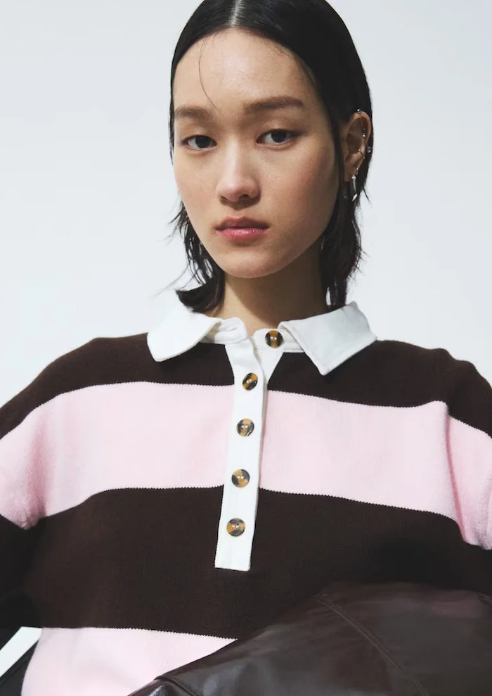 H&M knit polo sweater
