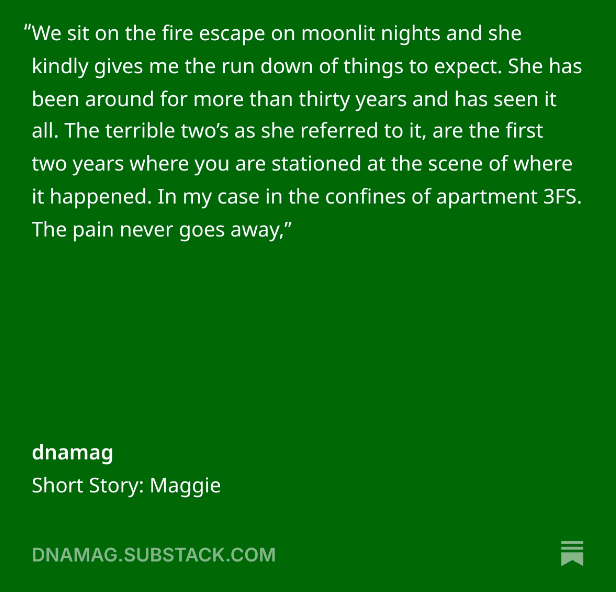 Short Story: Maggie / Dear City Girl on Substack