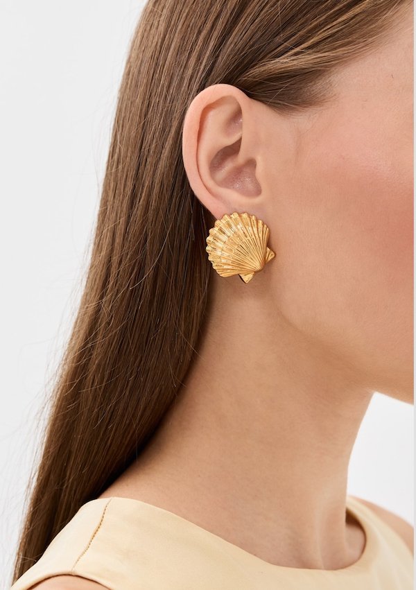Jennifer Behr shell statement earrings