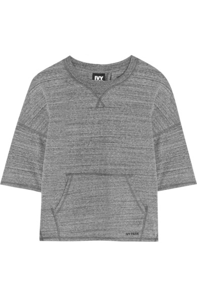 Split-Back Stretch Jersey Sweatshirt $45