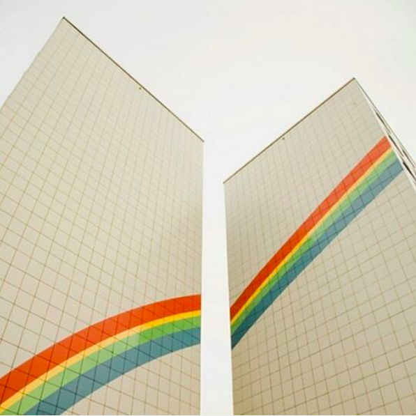rainbows + architecture 🌈   