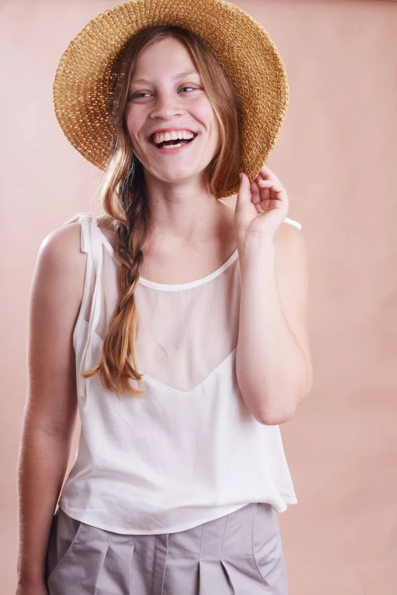    White Sheer Crop Top $4&nbsp;   