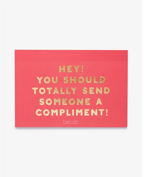 Ban.do Compliment Postcard Book