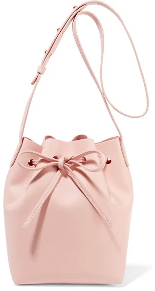 Mansur Gavriel 'Mini Leather Bucket Bag' in pastel pink