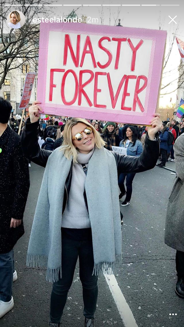 The Women's March in Instagram Stories via DNAMAG