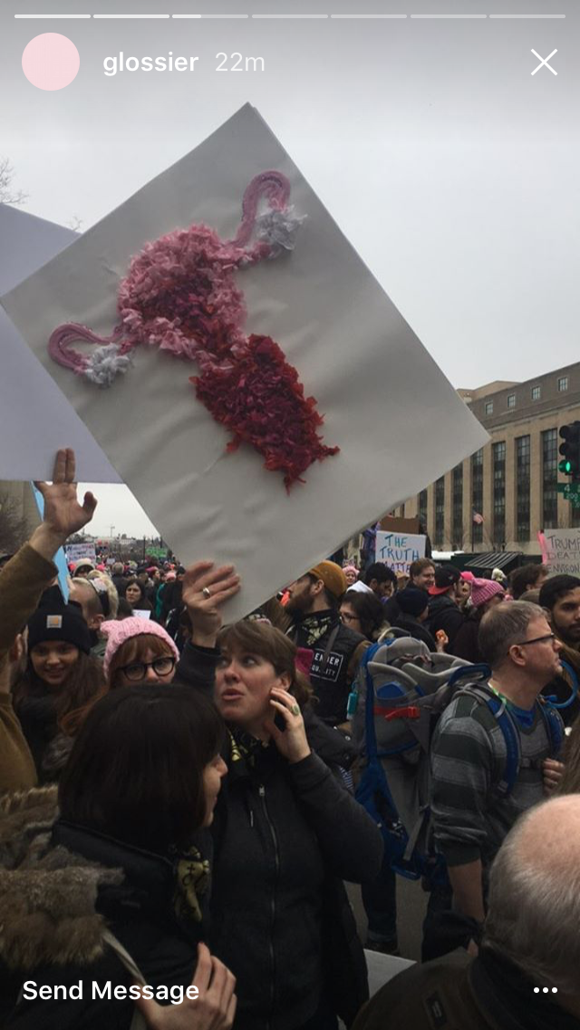 The Women's March in Instagram Stories via DNAMAG