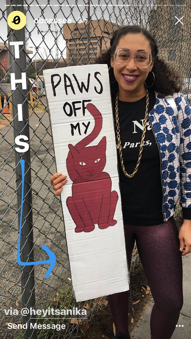The Women's March in Instagram Stories via DNAMAG