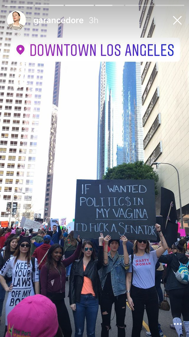 The Women's March in Instagram Stories via DNAMAG