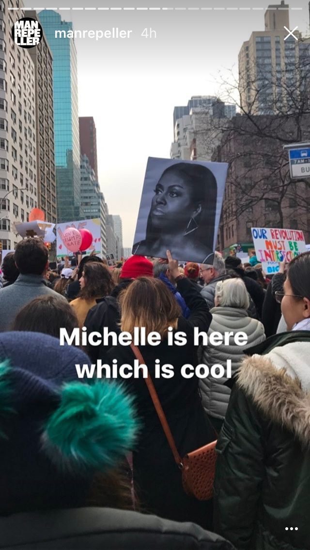 The Women's March in Instagram Stories via DNAMAG