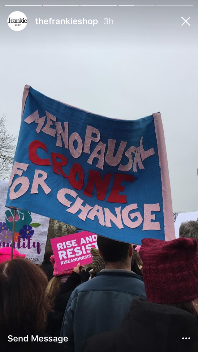 The Women's March in Instagram Stories via DNAMAG