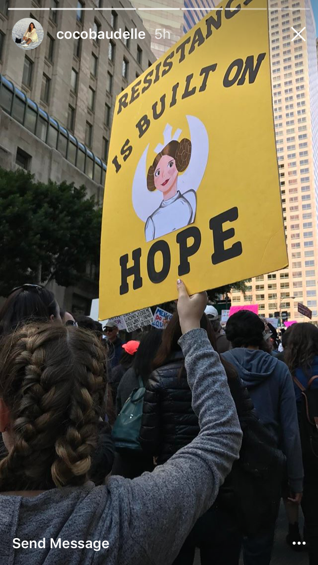 The Women's March in Instagram Stories via DNAMAG