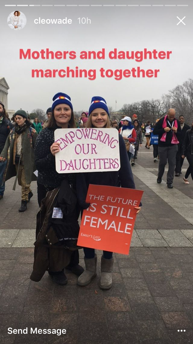 The Women's March in Instagram Stories via DNAMAG