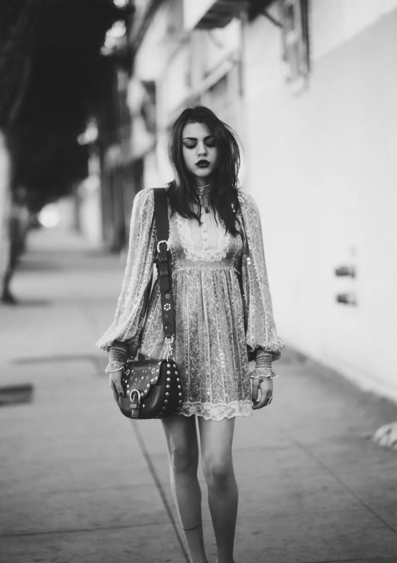 Frances Bean Cobain for Marc Jacobs SS17 via DNAMAG