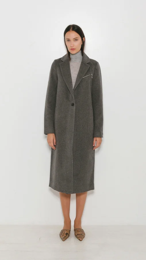 Alexander Wang notched lapel car coat 