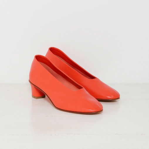 Martiniano 'High Glove Shoe in coral'