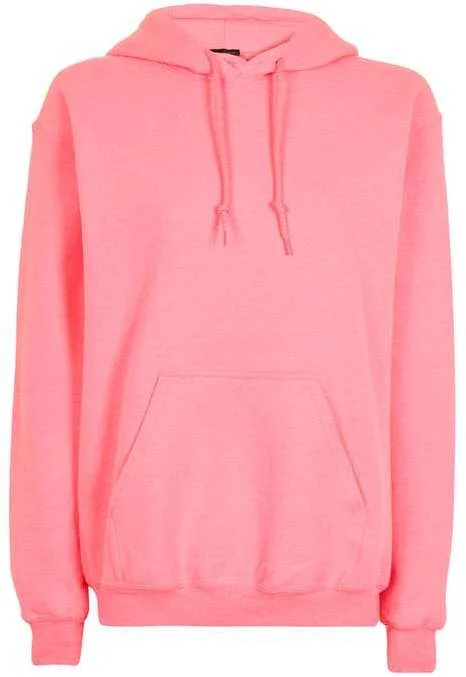 Topshop oversized sweatshirt in pink 