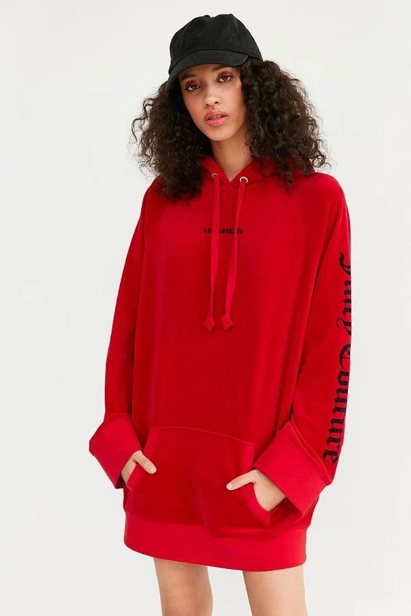 Juicy Couture for UO Oversized Velour Hoodie